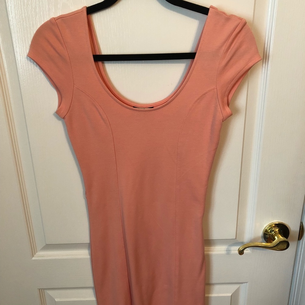 Guess Peach Bodycon Dress